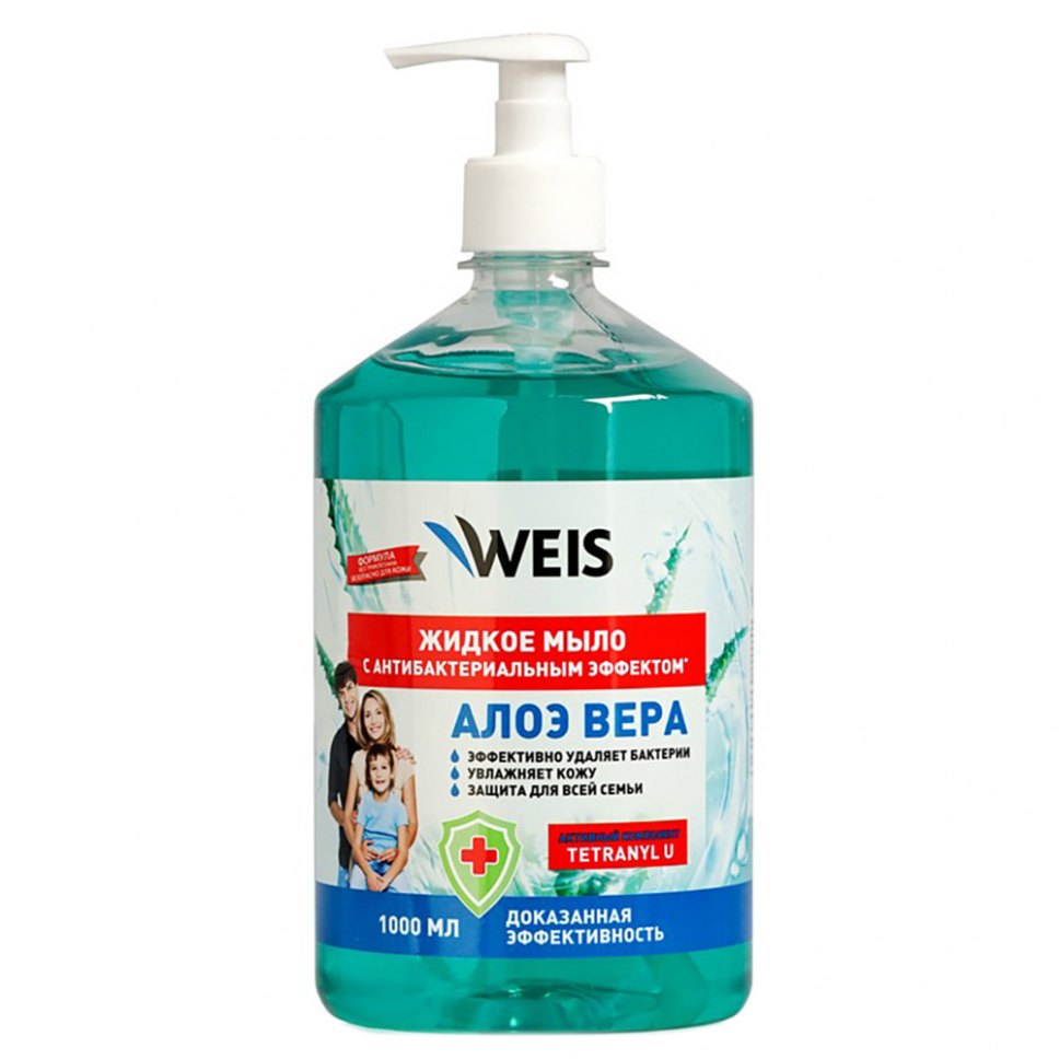 Жидкое мыло WEIS антибактериальное 1л