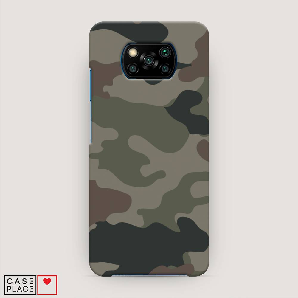 

Пластиковый чехол "Камуфляж 1" на Xiaomi Poco X3 NFC, 39220-4