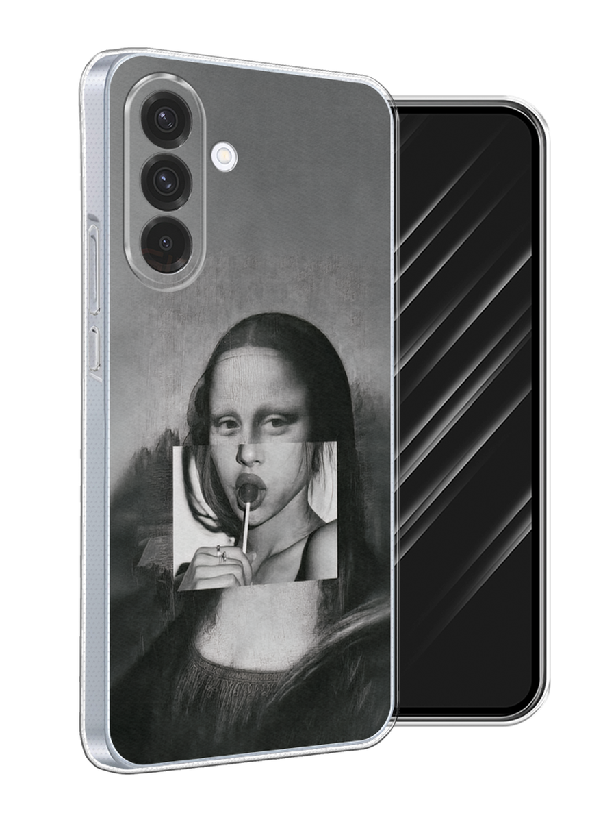 

Чехол Awog на Samsung Galaxy A36 5G "Mona Lisa sucking lollipop", Серый, 2110650-1
