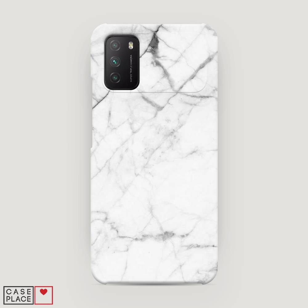 

Пластиковый чехол "Светлый мрамор" на Xiaomi Poco M3, 39520-2