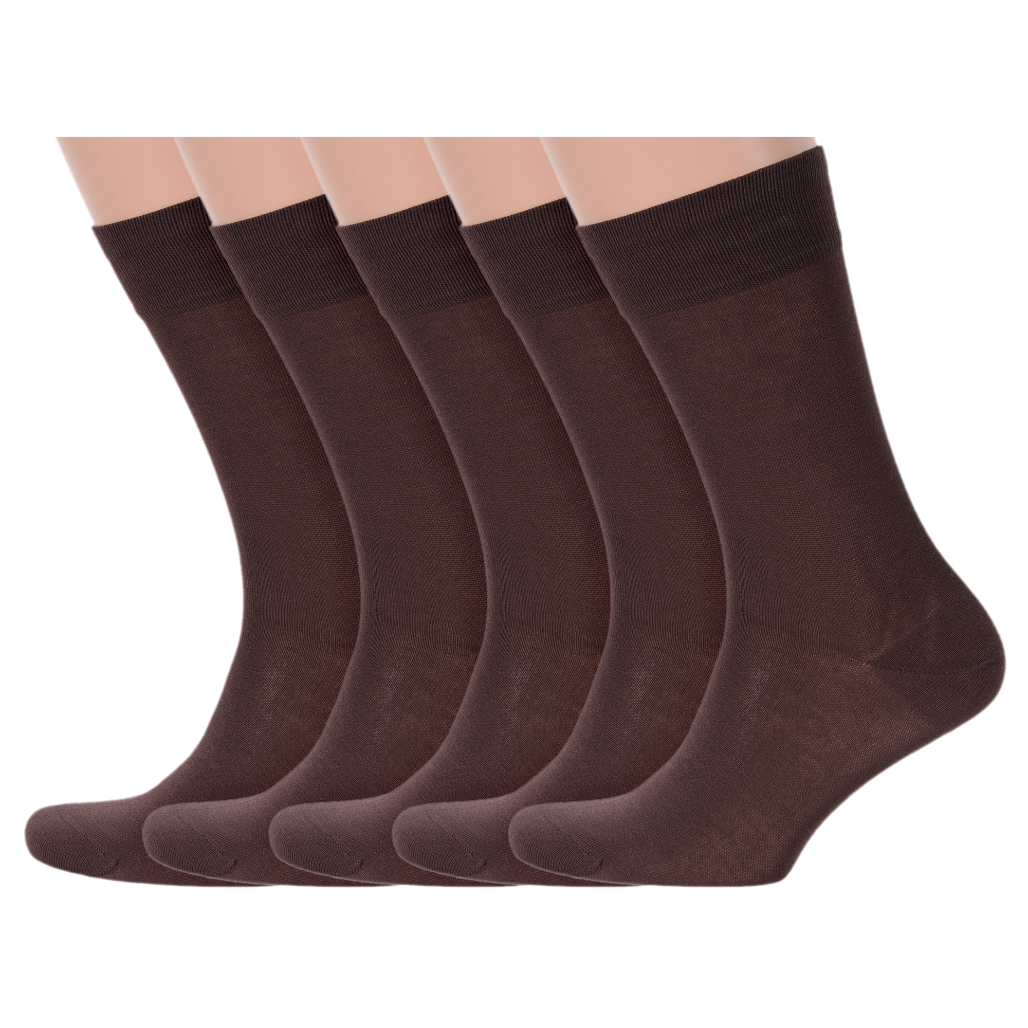 Комплект носков мужских LorenzLine 5-Н2 коричневых 29