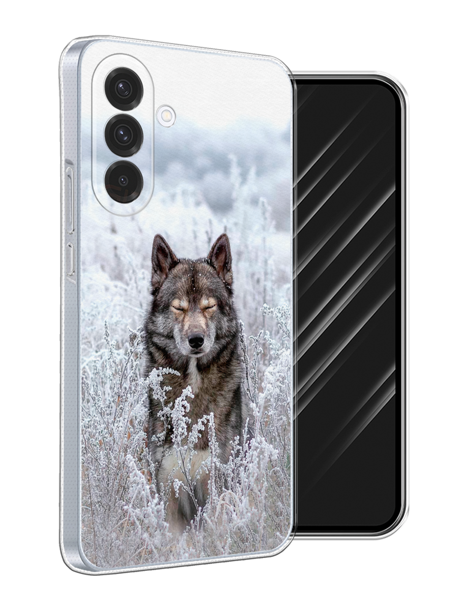 

Чехол Awog на Samsung Galaxy A36 5G "Волк в поле", Белый;черный, 2110650-1