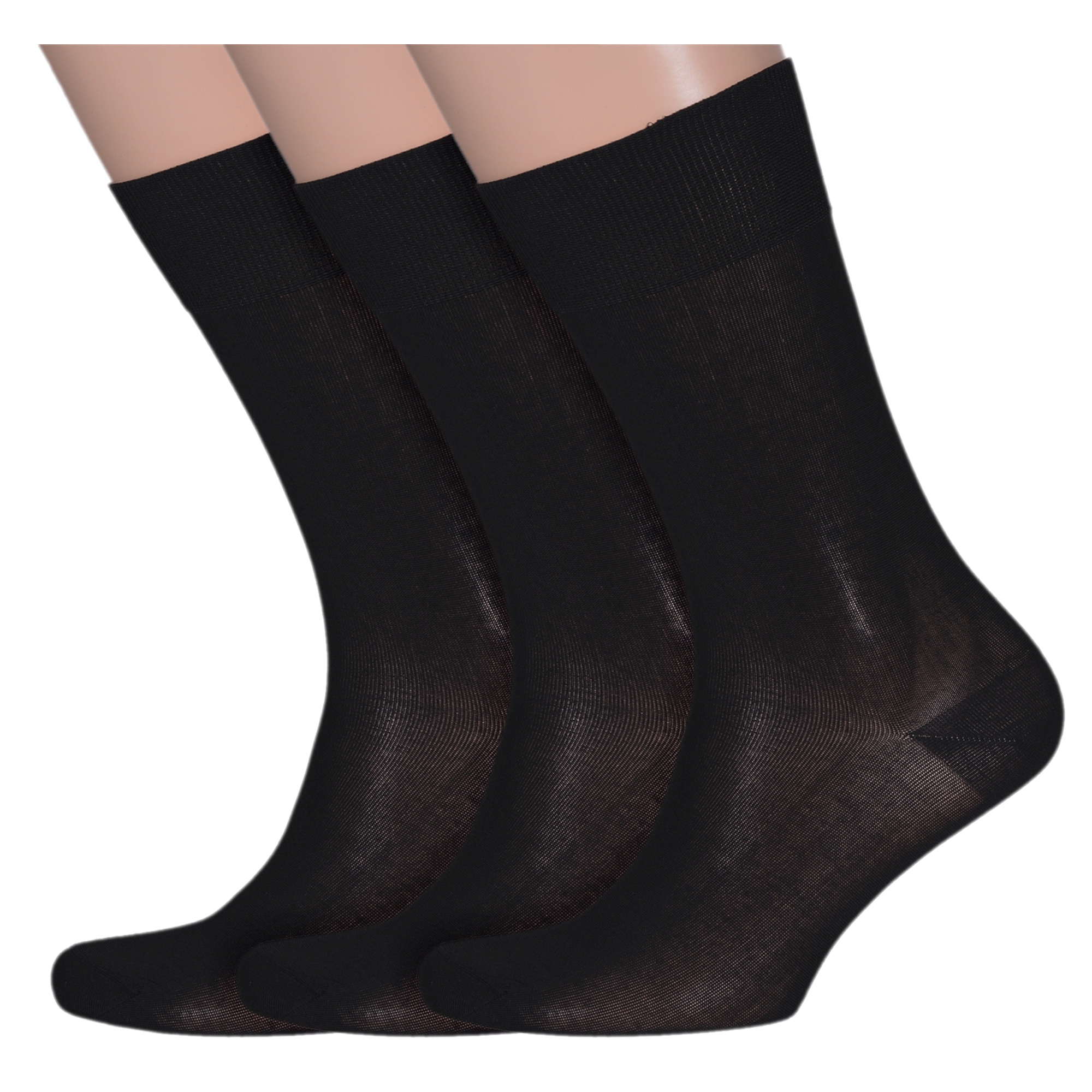 Комплект носков мужских LorenzLine 3-М27 черных 25