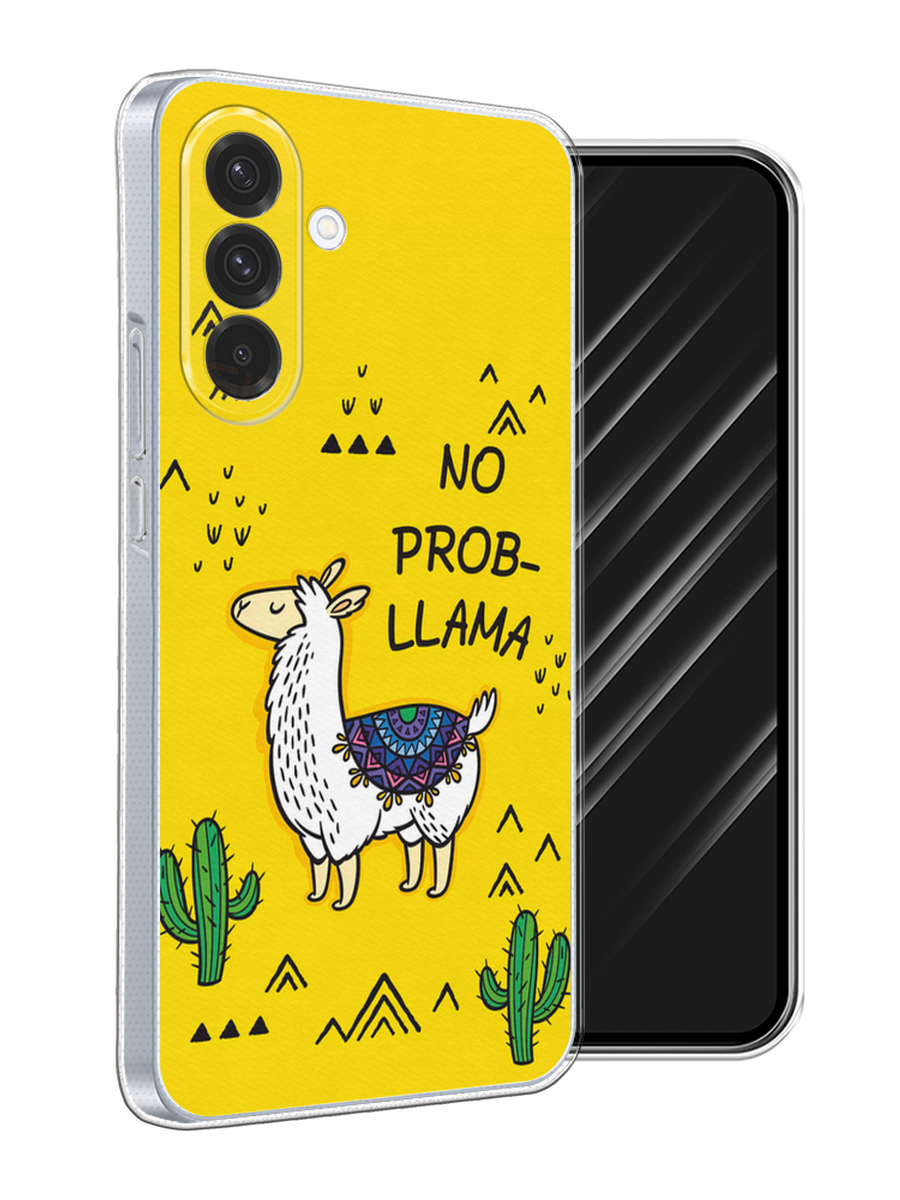 

Чехол Awog на Samsung Galaxy A36 5G "No probLLama", Желтый;черный;синий, 2110650-1