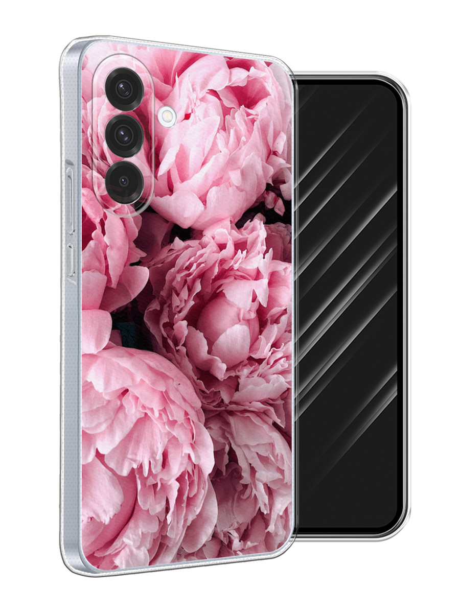 

Чехол Awog на Samsung Galaxy A36 5G "Нежные пионы", Розовый;черный;белый, 2110650-1