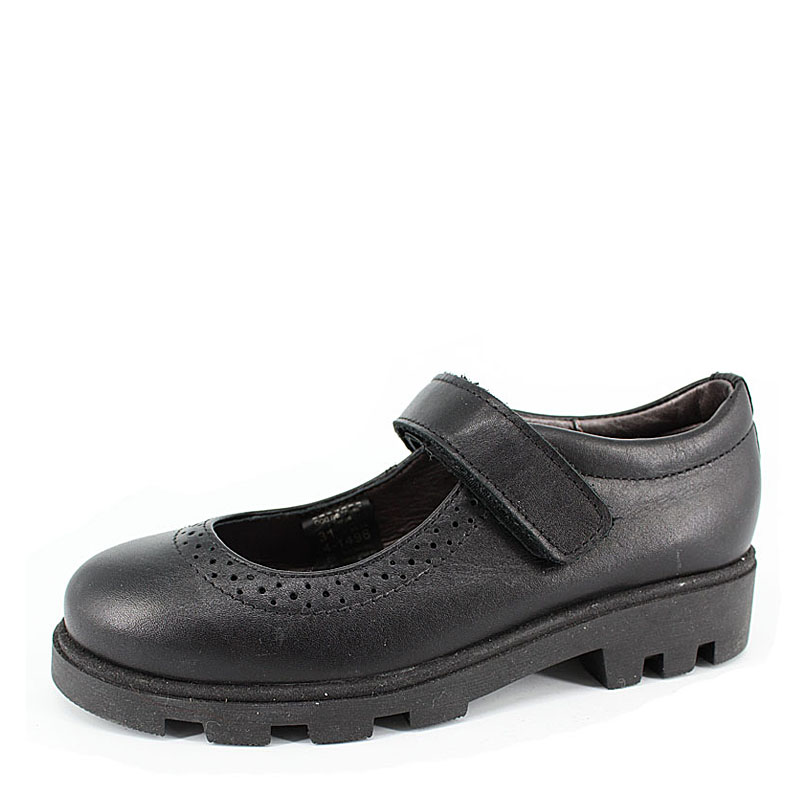 Туфли для девочек Лель 1496 Цвет черный размер 34 кремовые туфли мери джейн