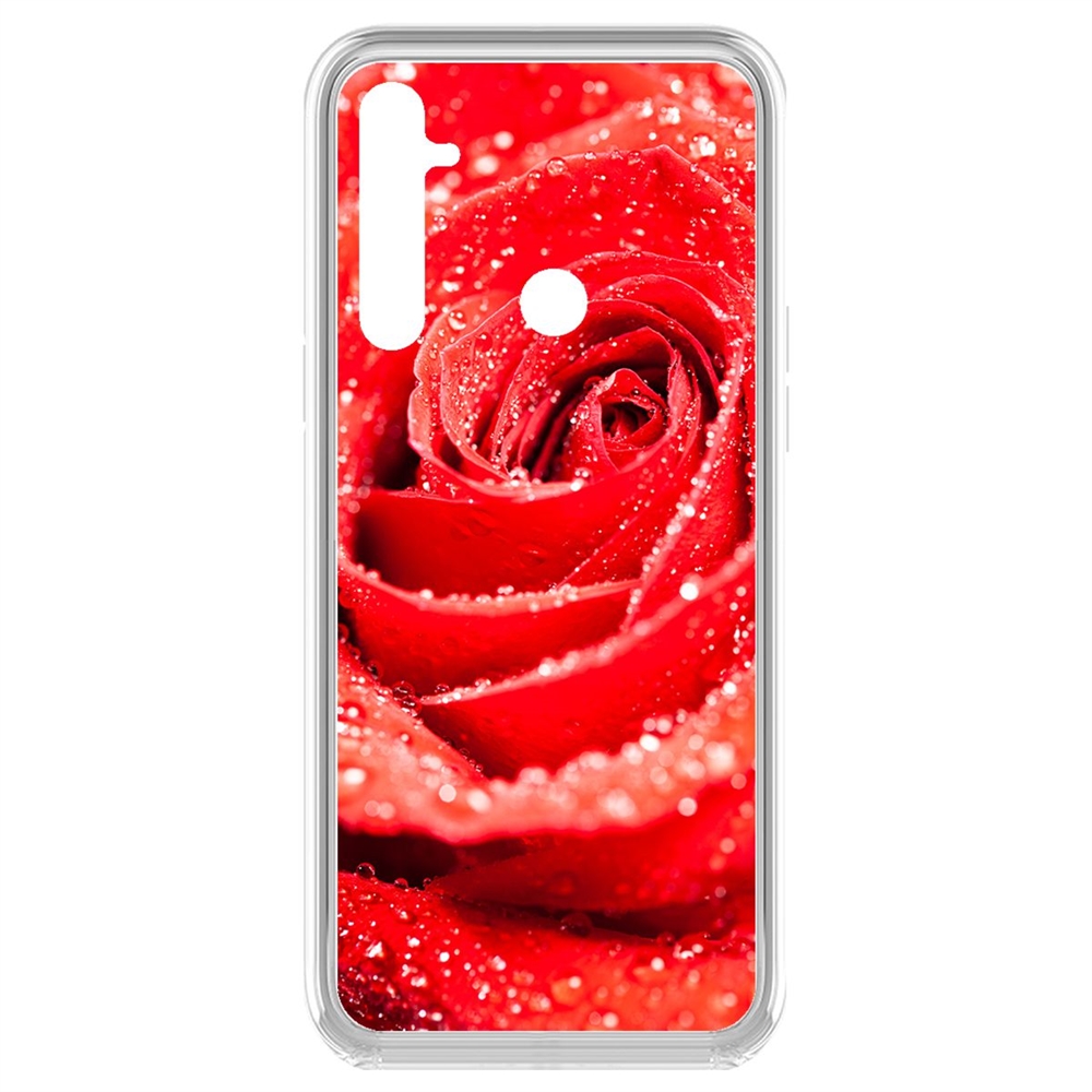 фото Чехол-накладка krutoff clear case роза для realme 6i