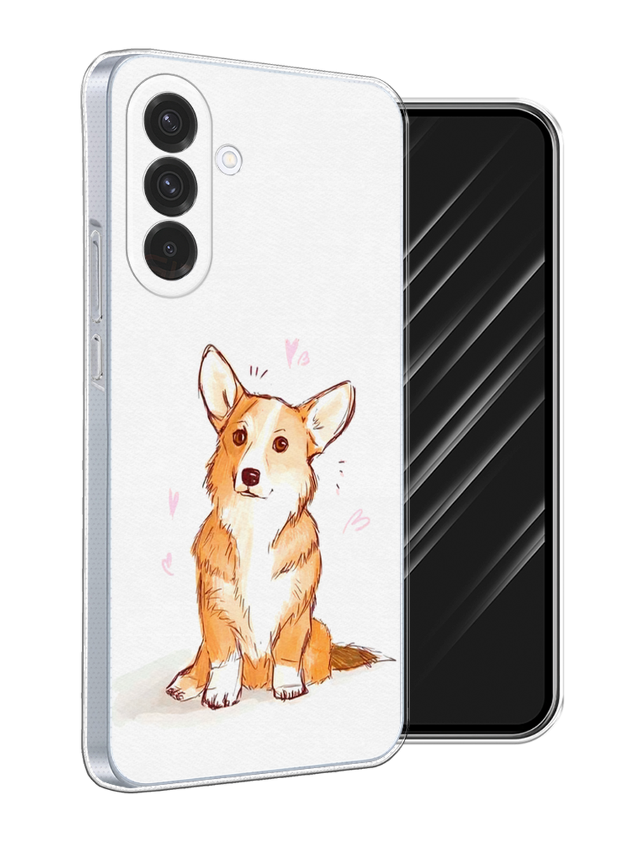 

Чехол Awog на Samsung Galaxy A36 5G "Корги любовь", Бежевый;белый, 2110650-1