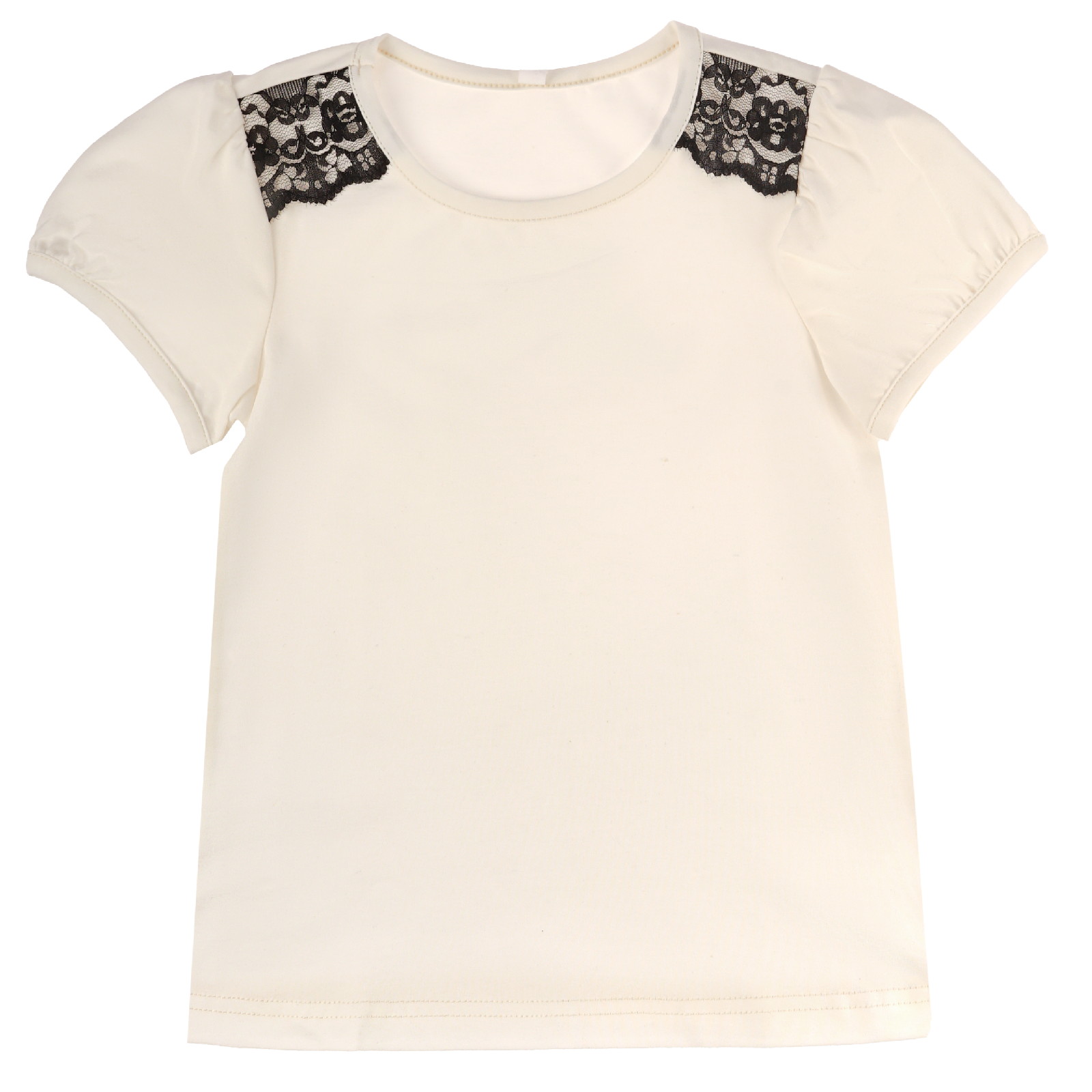 

Блузка детская M&L Т2/929 цв.молочный р.146, Т2/929_молочный