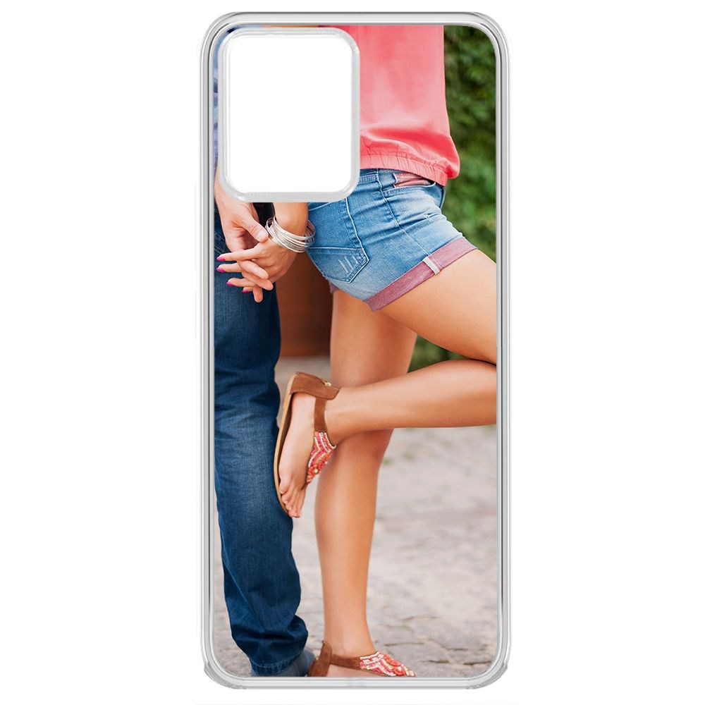 Чехол-накладка Krutoff Clear Case Босоножки женские для Realme 8/8 Pro 4G