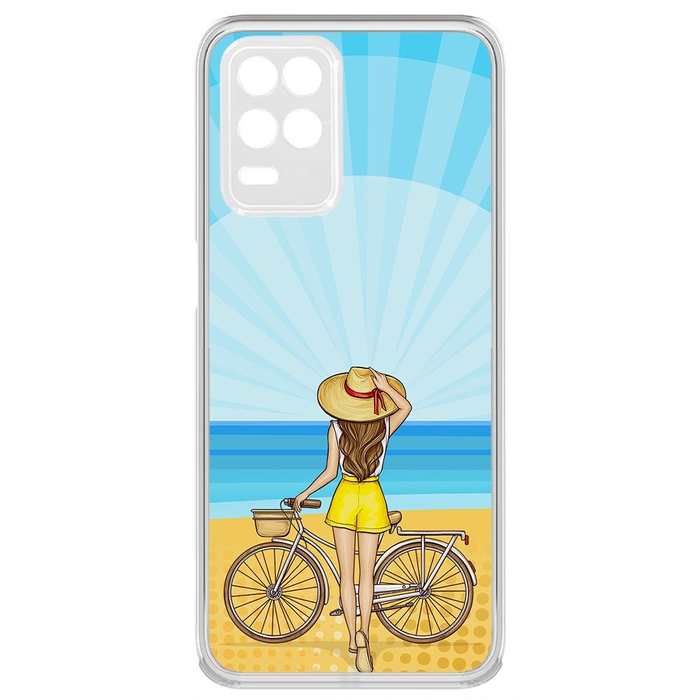 

Чехол-накладка Krutoff Clear Case Шорты женские для Realme 8 5G
