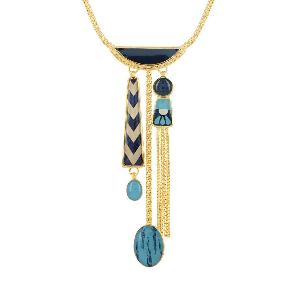 

Колье из бижутерного сплава со смолой 48,5 см TARATATA TT-E22-06122-204, TT-E22-06122-204