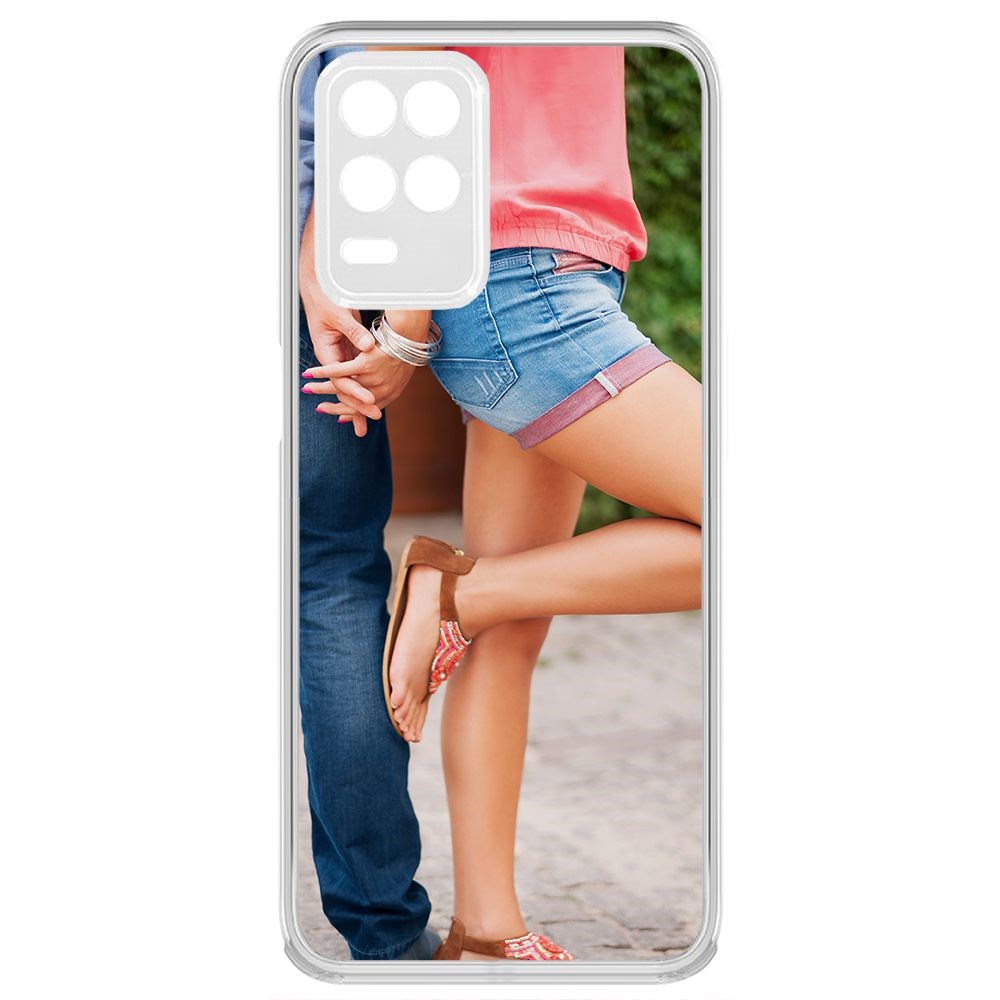 фото Чехол-накладка krutoff clear case босоножки женские для realme 8 5g