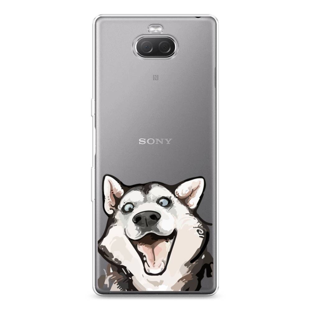

Силиконовый чехол "Радостный хаски" на Sony Xperia 10 Plus, 54150-1