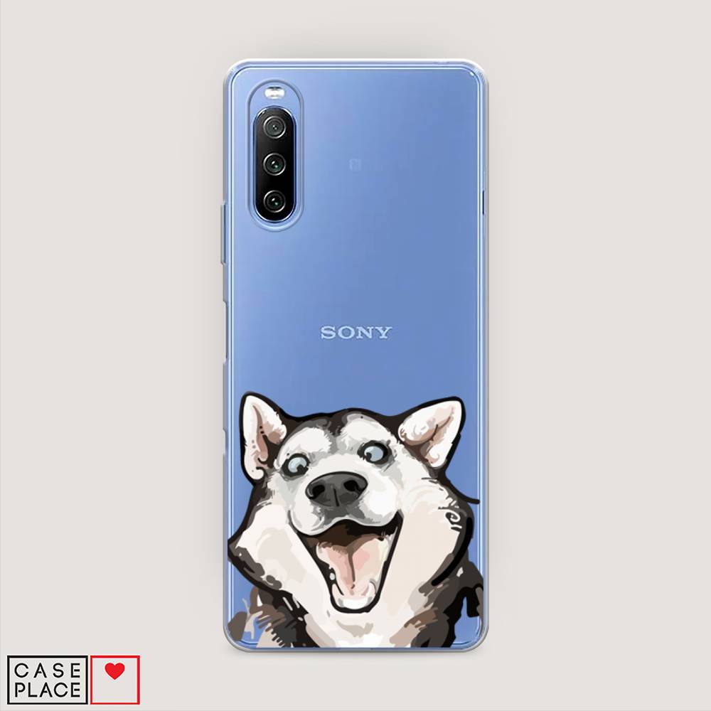 

Чехол Awog на Sony Xperia 10 III "Радостный хаски", Разноцветный, 54950-1