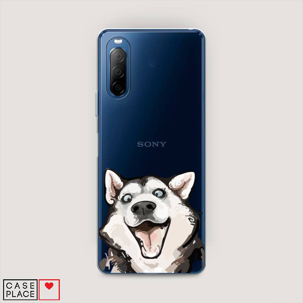 

Чехол Awog на Sony Xperia 10 II "Радостный хаски", Разноцветный, 54650-1