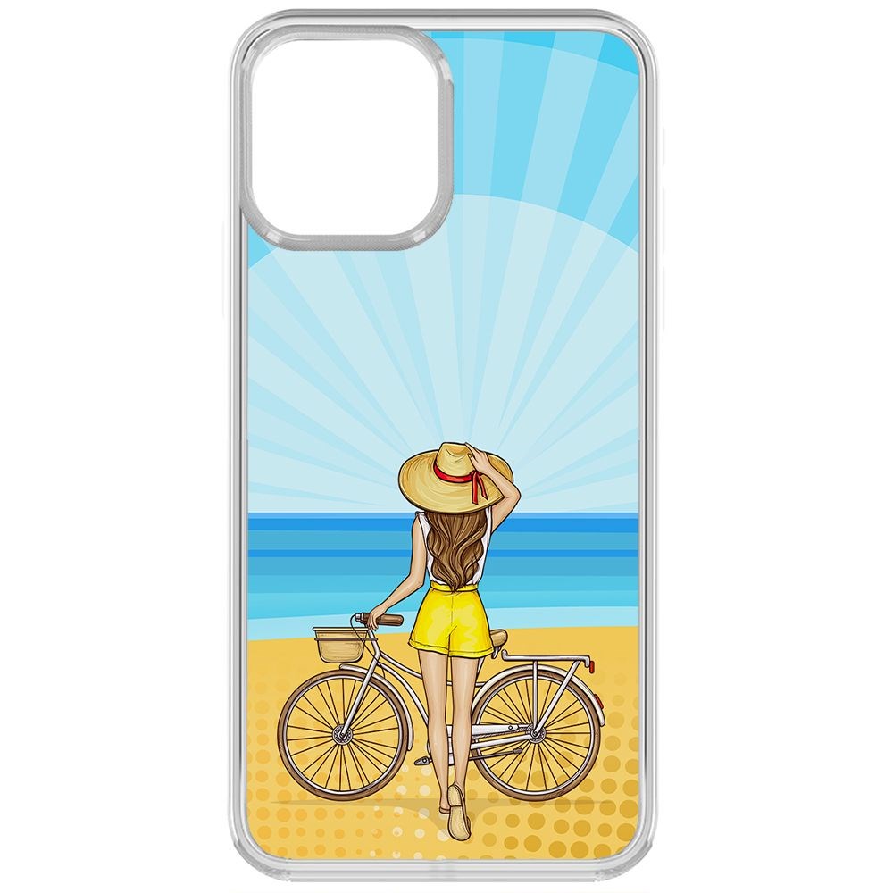 Чехол-накладка Krutoff Clear Case Шорты женские для iPhone 13