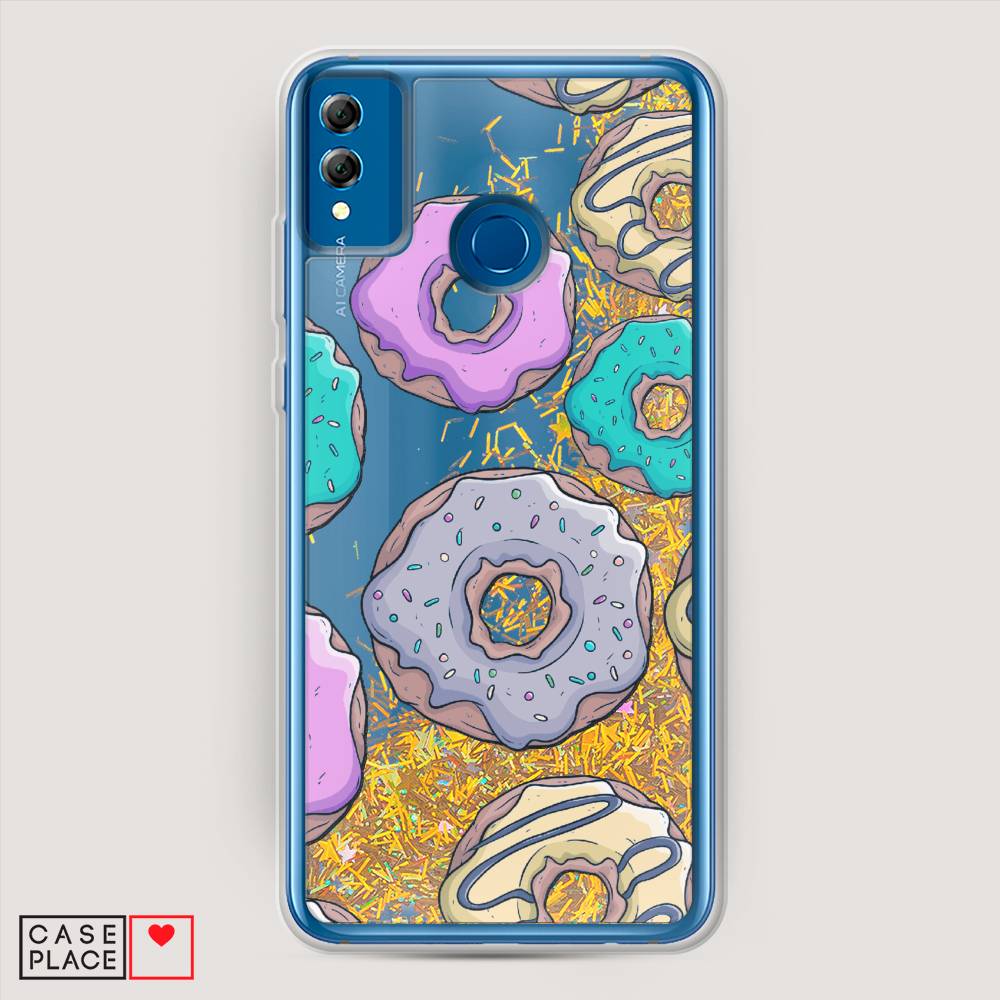 

Чехол Awog на Honor 8X "Разноцветные пончики в глазури 2", Голубой;разноцветный, 66790-1