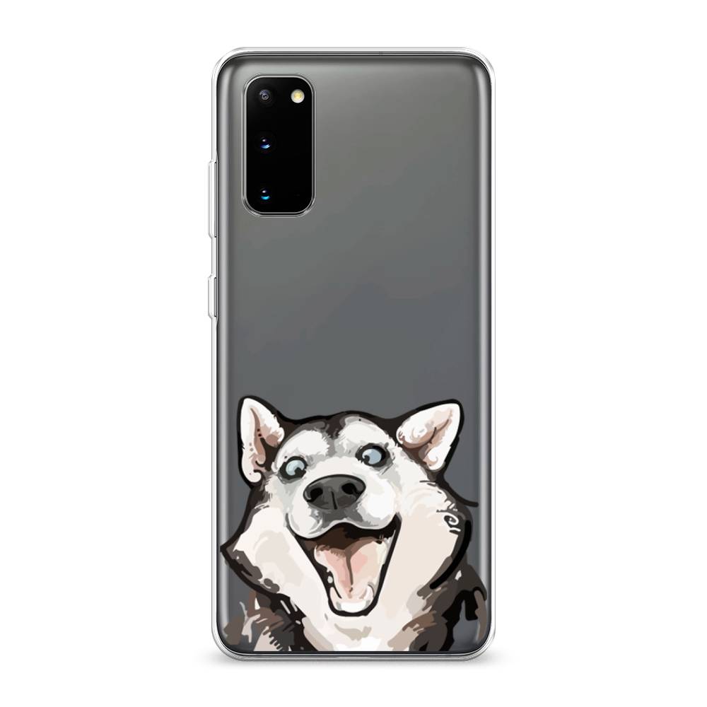 

Чехол Awog на Samsung Galaxy S20 "Радостный хаски", Разноцветный, 29250-1