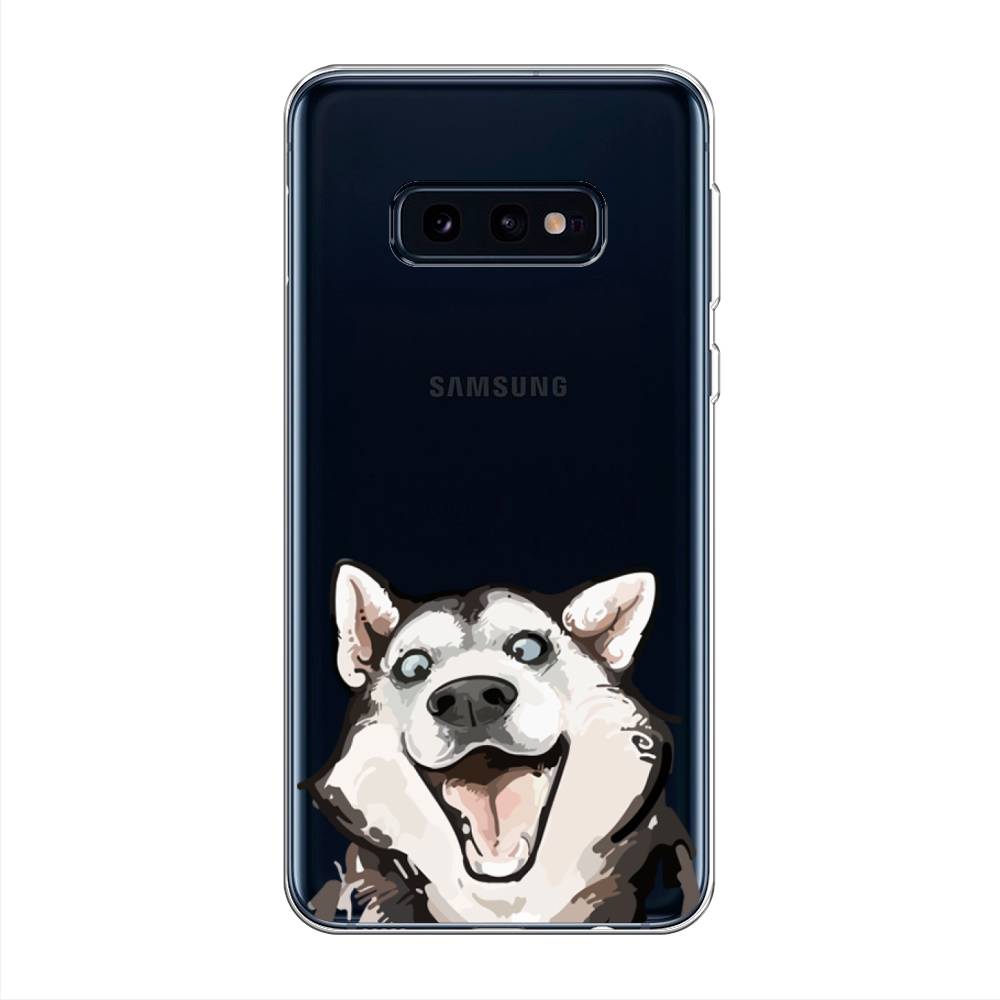 

Чехол Awog на Samsung Galaxy S10E "Радостный хаски", Разноцветный, 27250-1