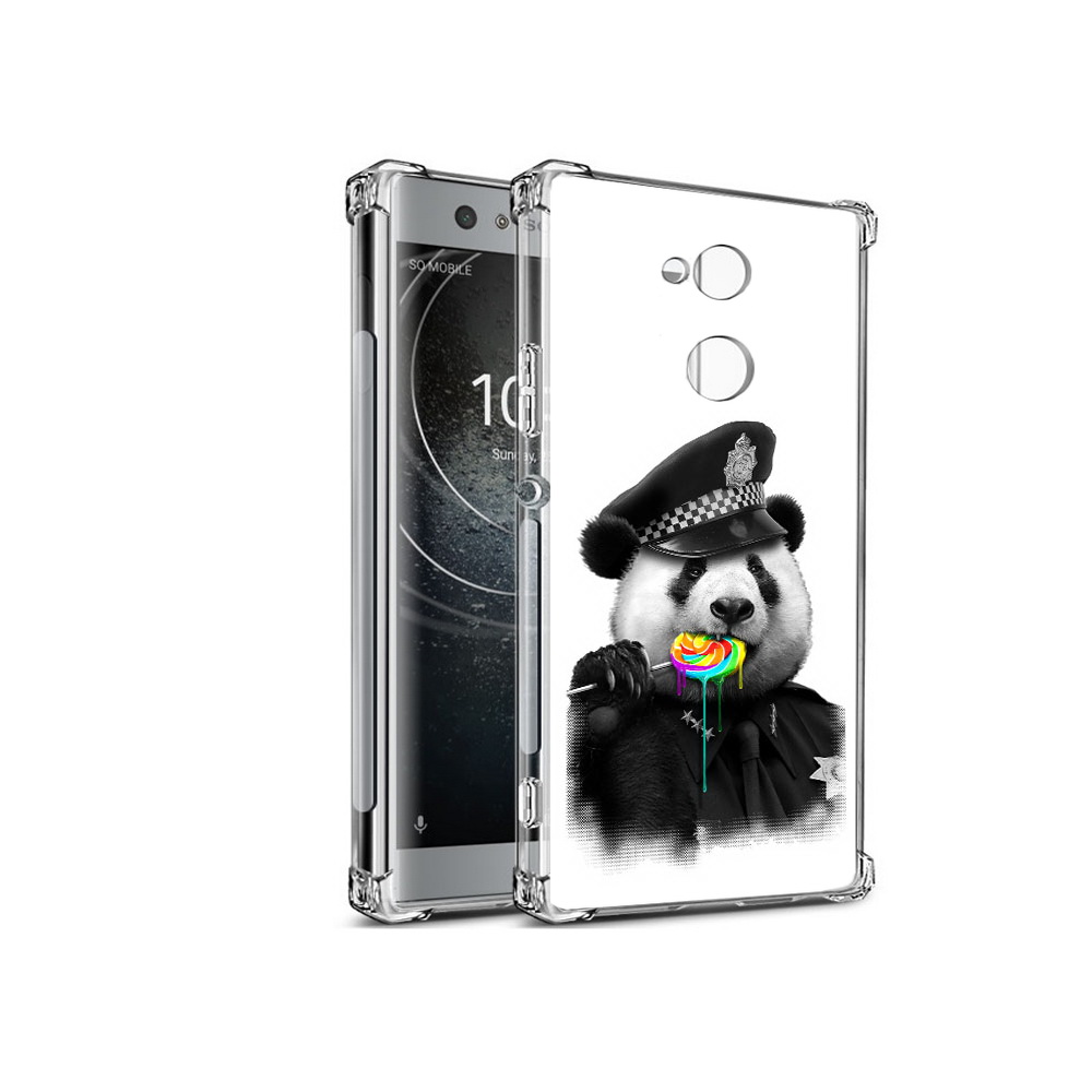 

Чехол MyPads Tocco для Sony Xperia XA2 Панда полиция (PT99627.238.130), Прозрачный, Tocco