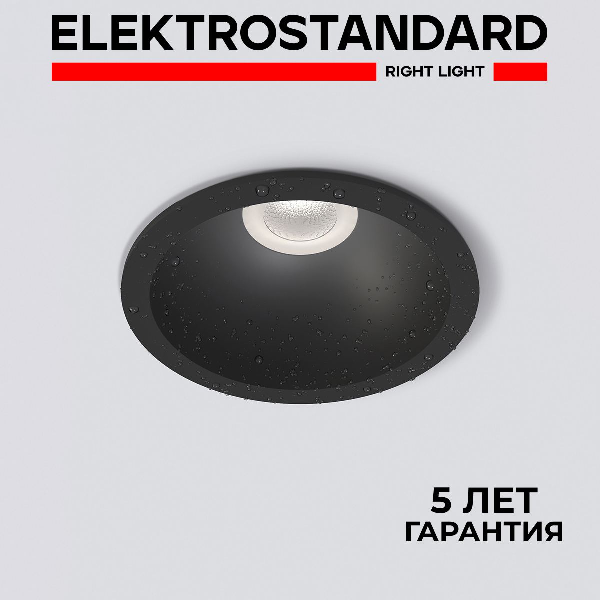 

Уличный встраиваемый светильник Elektrostandard Light LED 3004 35159/U черный IP65 4000 К