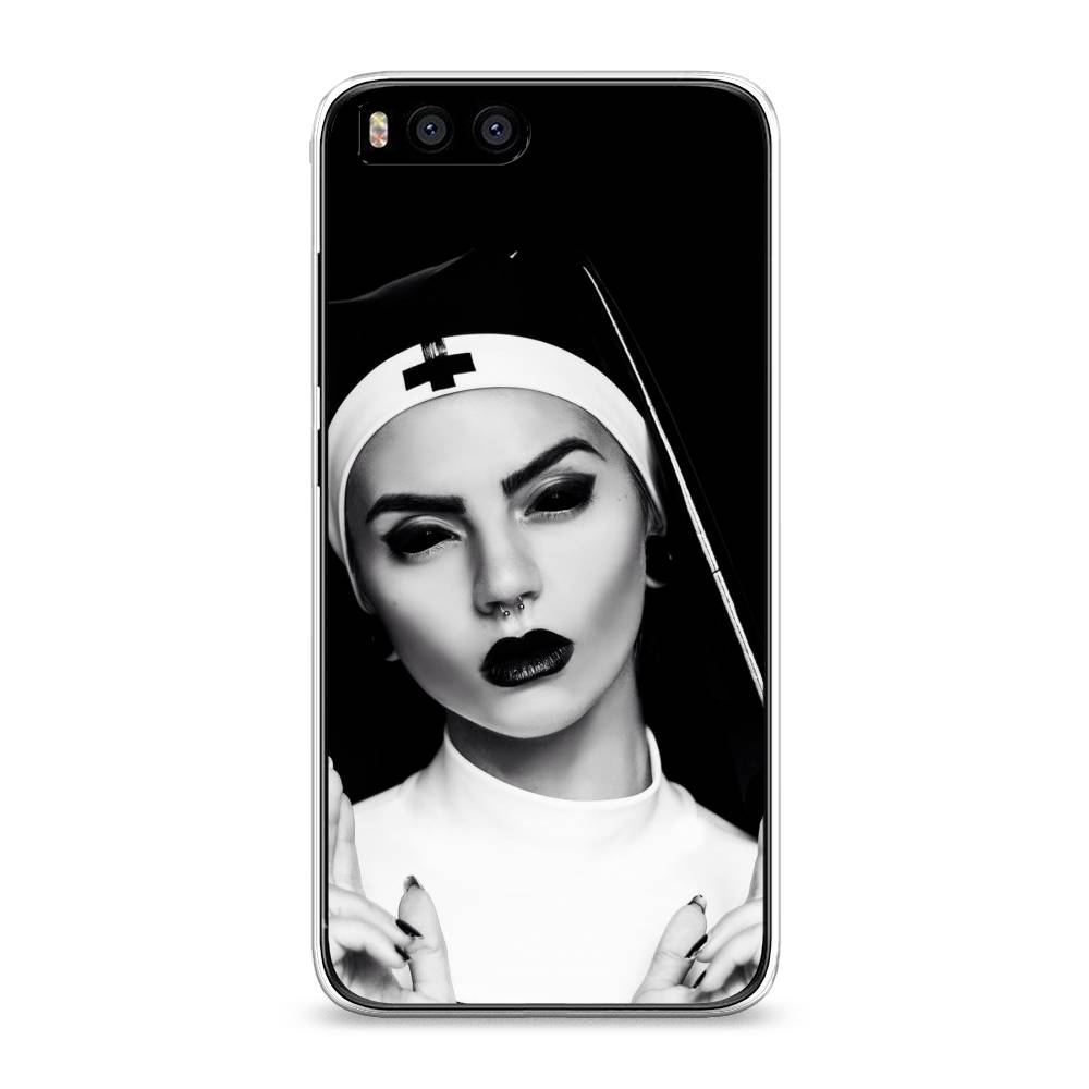 

Чехол Awog на Xiaomi Mi6 "Черная монашка", Разноцветный, 30650-9