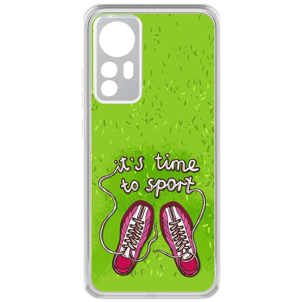 фото Чехол-накладка krutoff clear case кроссовки женские время спорта для xiaomi 12