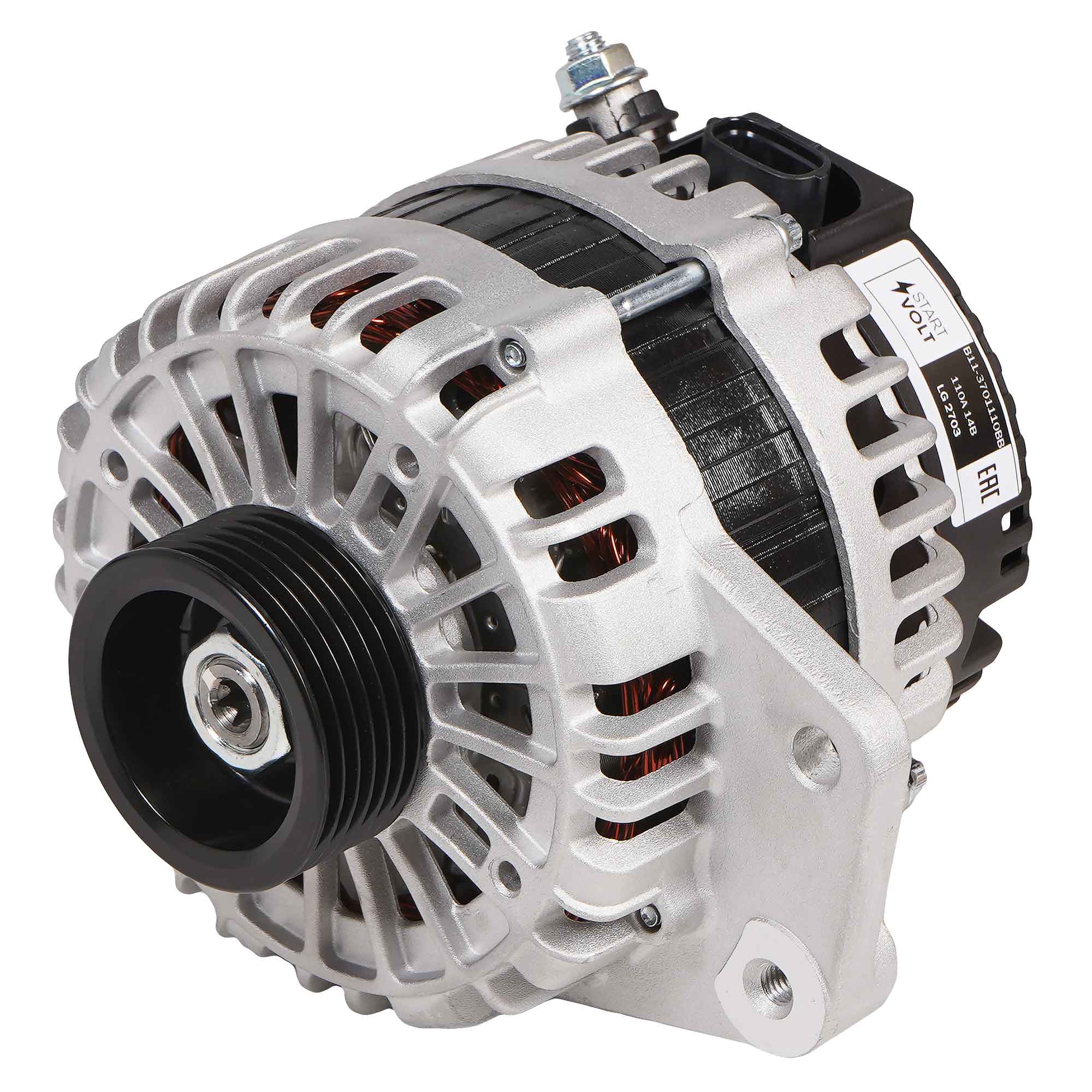 

Генератор Chery Tiggo T11/Tiggo 5 1.6i/1.8i/2.0i 110A StartVOLT LG 2703