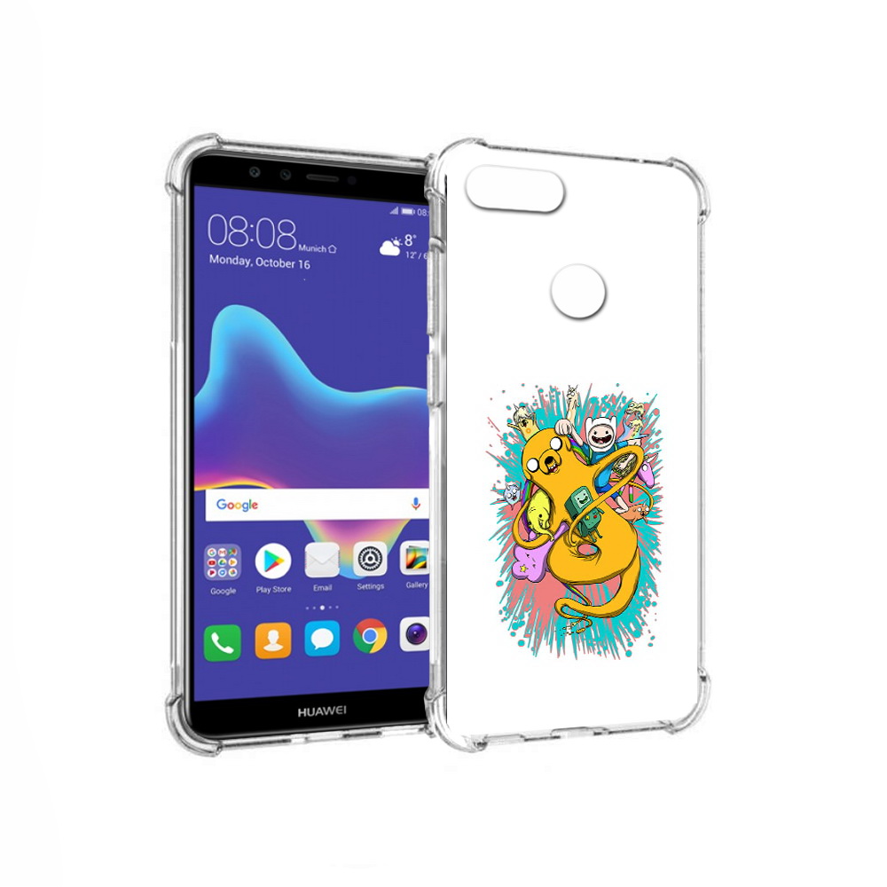 Чехол MyPads Tocco для Huawei Enjoy 8 Plus время приключений рисунок (PT108787.33.276)
