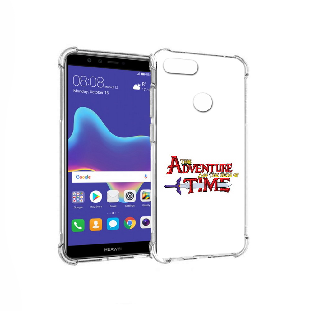 

Чехол MyPads Tocco для Huawei Enjoy 8 Plus время приключений логотип (PT108787.33.275), Прозрачный, Tocco