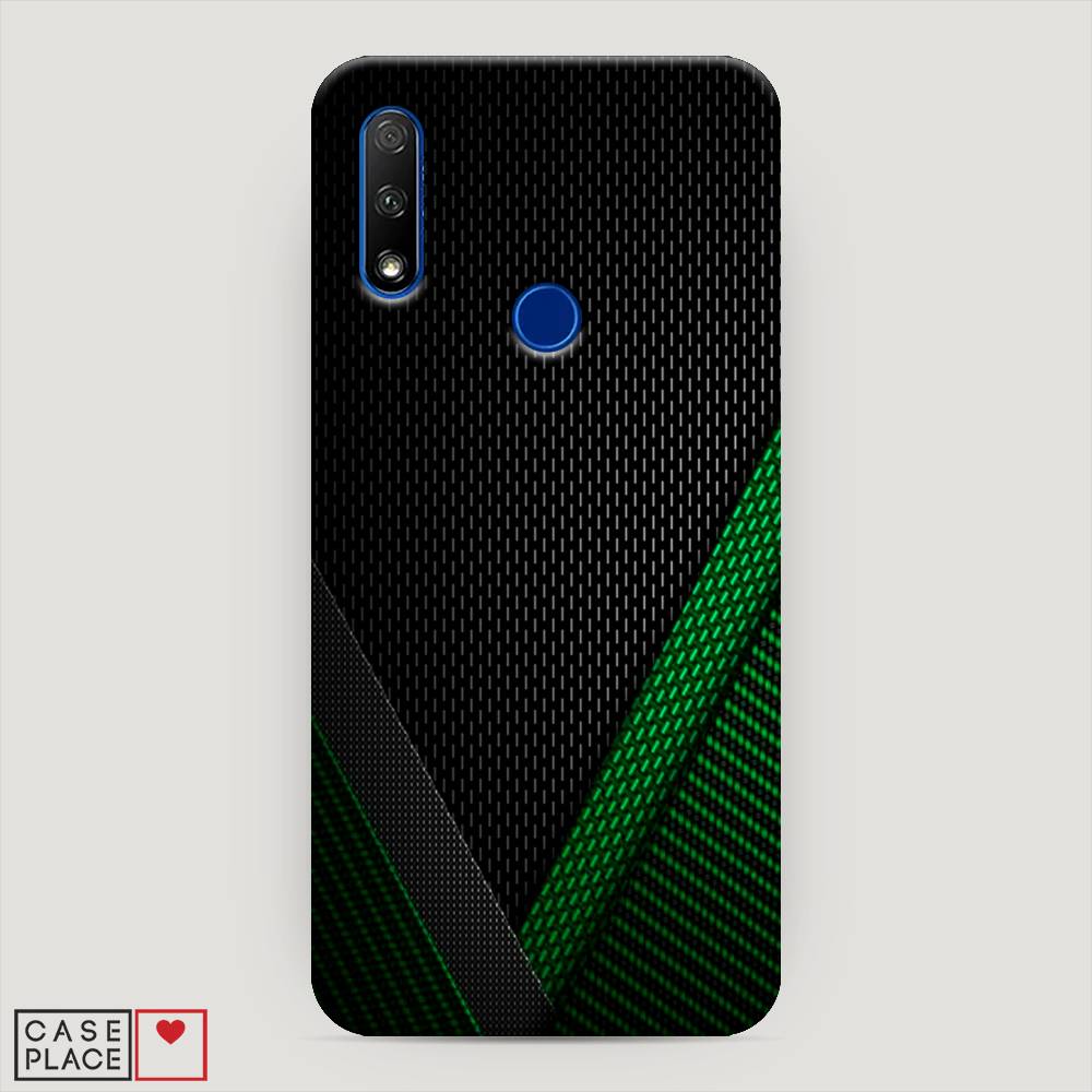 

Чехол Awog "Зеленый карбон" для Honor 9X, 69920-2