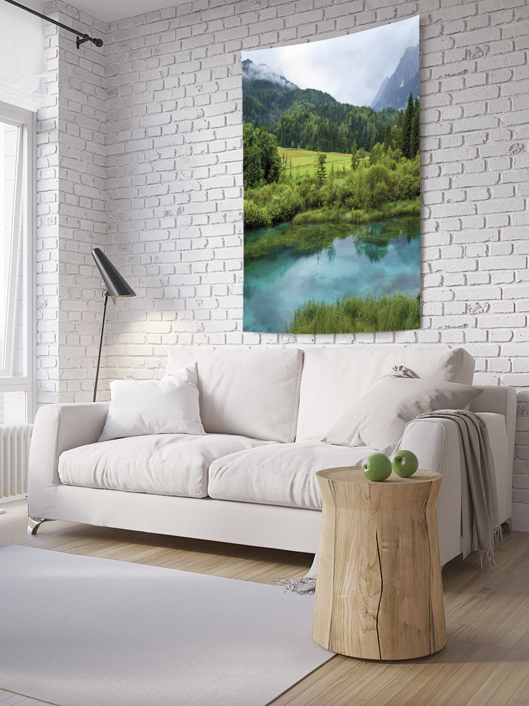 

Вертикальное фотопанно на стену JoyArty Лесная тишина 150x200 см, Лесная тишина