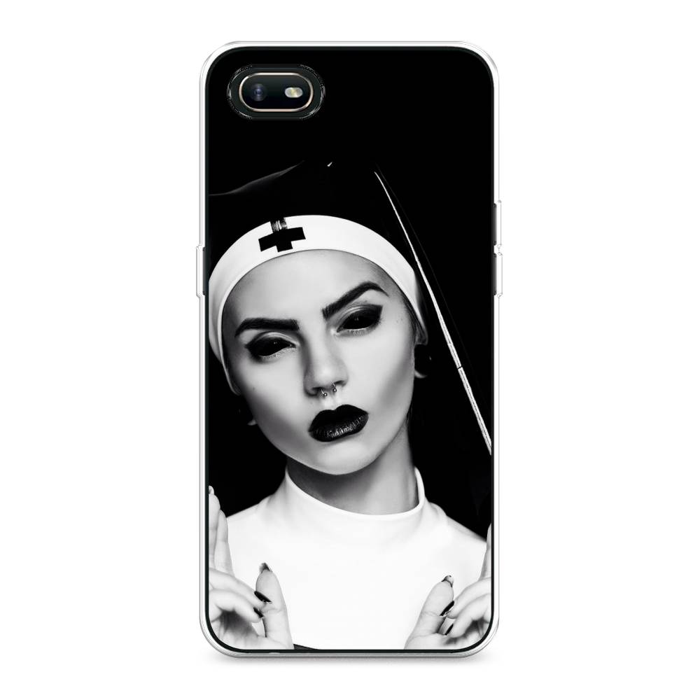 

Чехол Awog на Oppo A1k "Черная монашка", Разноцветный, 252150-9