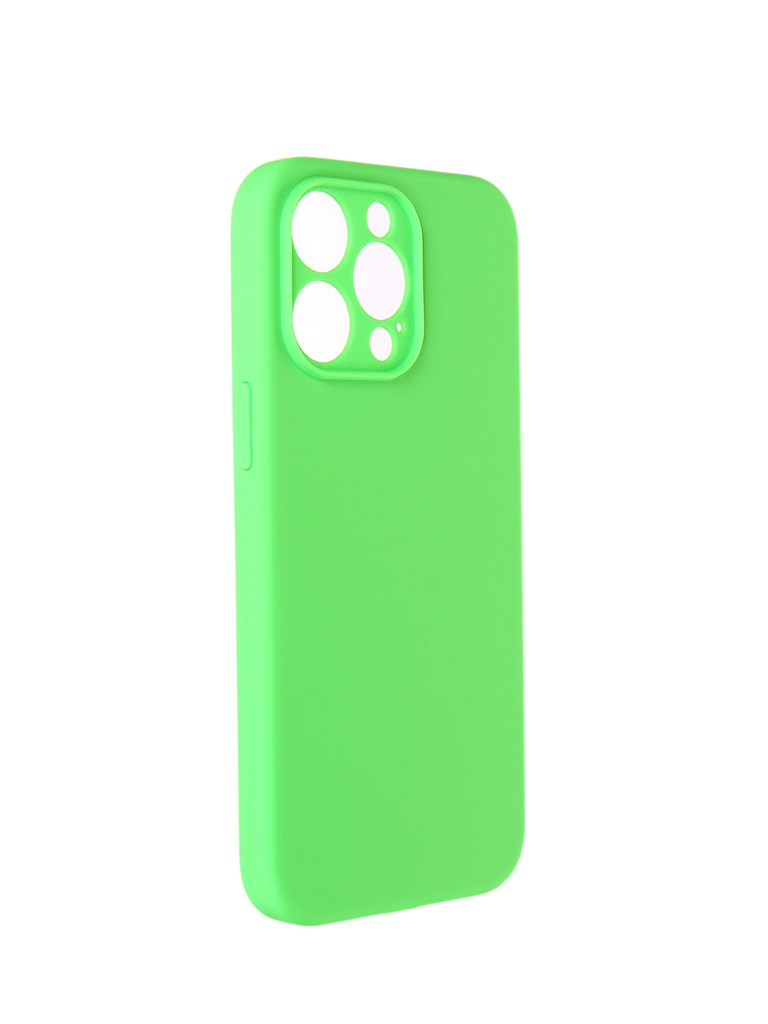 фото Чехол neypo для apple iphone 14 pro max silicone cover hard light green nhc55454