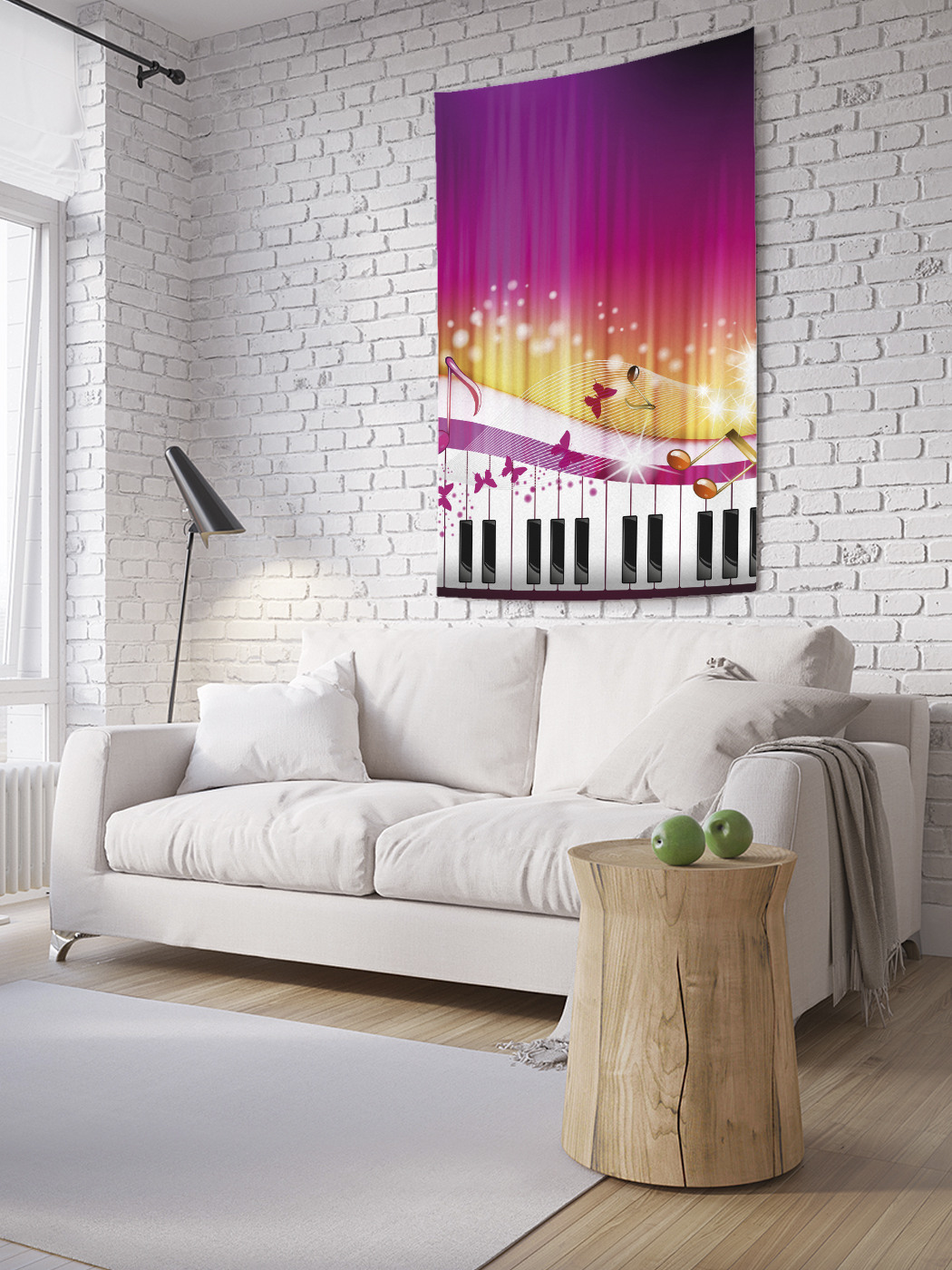 

Вертикальное фотопанно на стену JoyArty Клавишные 150x200 см, Клавишные