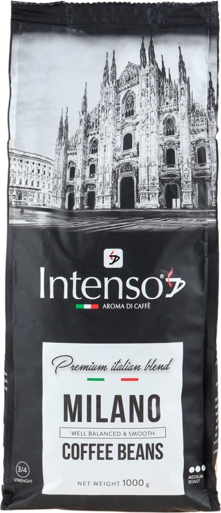 Кофе Intenso Milano Blend в зернах 1 кг