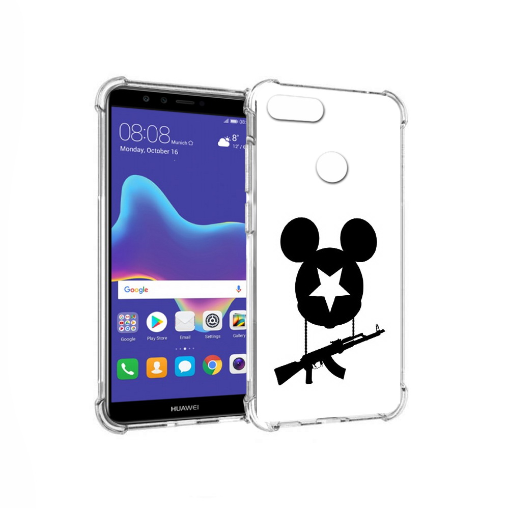 

Чехол MyPads Tocco для Huawei Enjoy 8 Plus АК Микки (PT108787.33.26), Прозрачный, Tocco