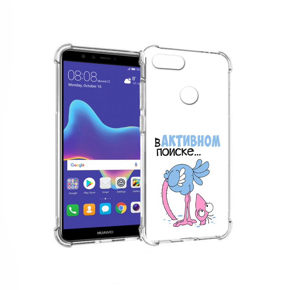 

Чехол MyPads Tocco для Huawei Enjoy 8 Plus в активном поиске (PT108787.33.255), Прозрачный, Tocco