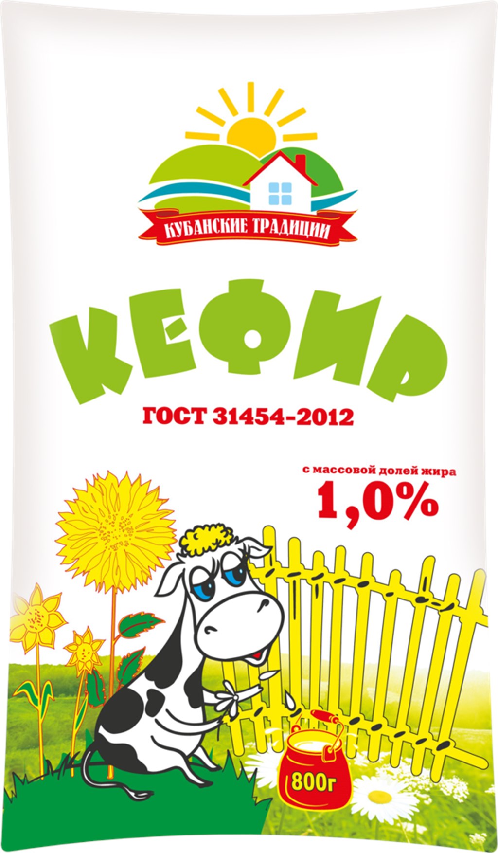 

Кефир Кубанские традиции 1% БЗМЖ 800 мл
