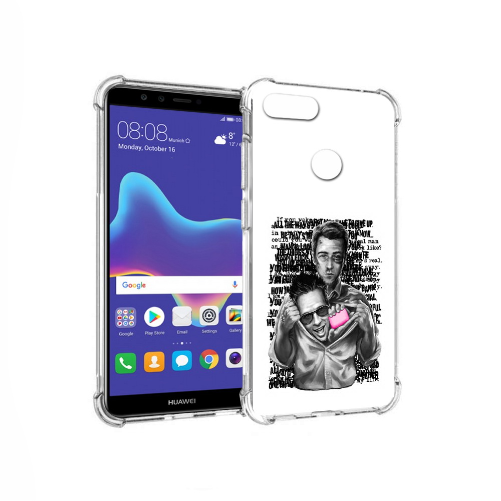 Чехол MyPads Tocco для Huawei Enjoy 8 Plus бойцовский клуб (PT108787.33.242)
