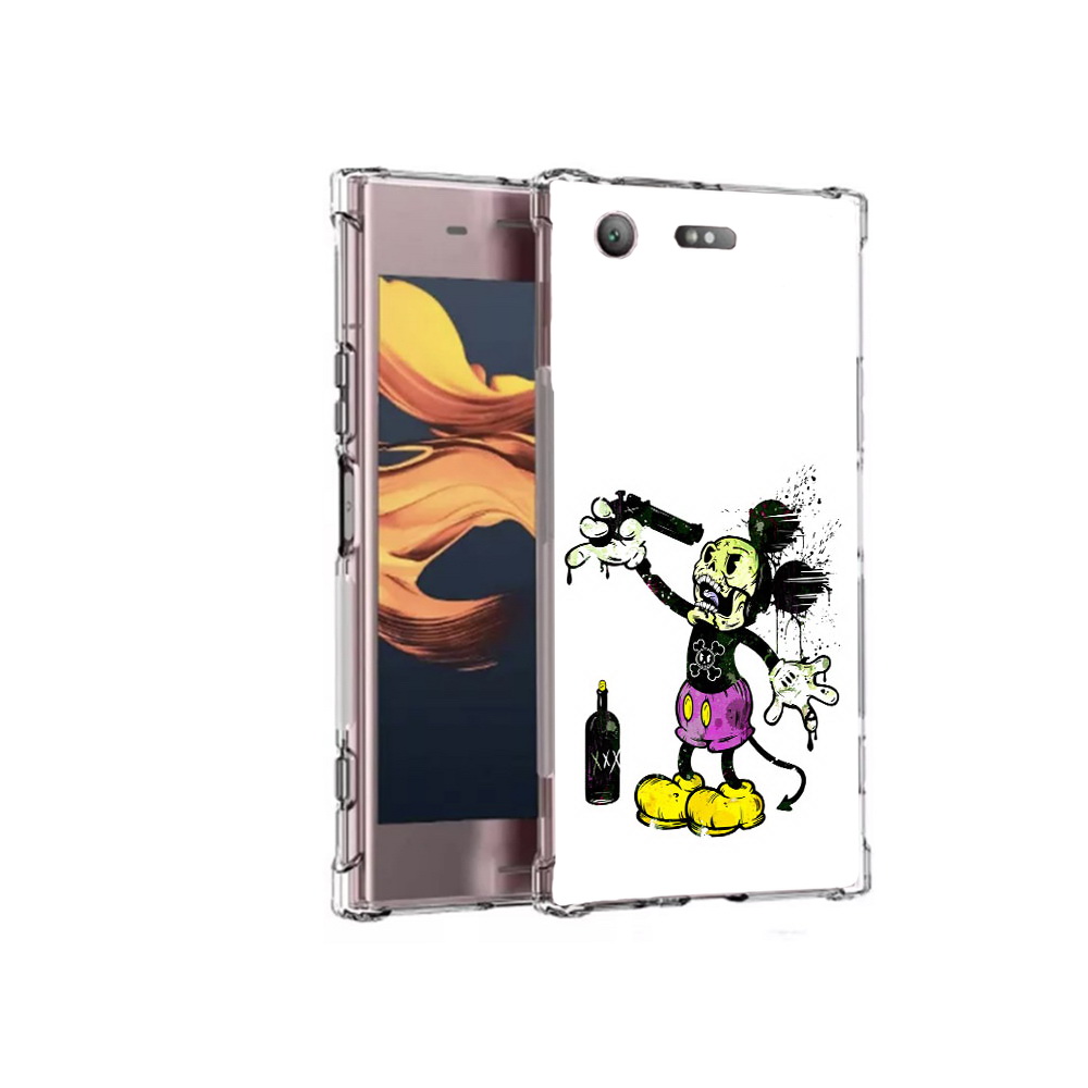

Чехол MyPads Tocco для Sony Xperia XZ1 Compact Драг Микки (PT91855.237.73), Прозрачный, Tocco
