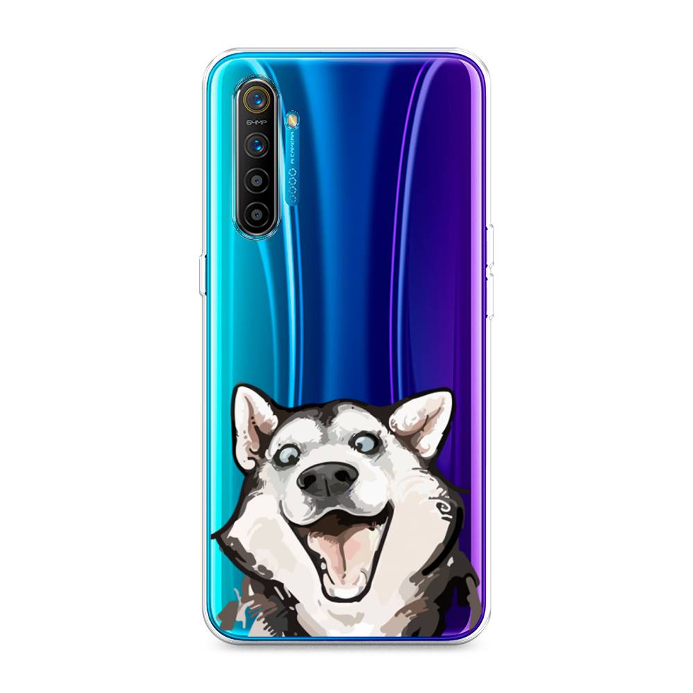 

Чехол Awog на Realme XT "Радостный хаски", Разноцветный, 251450-1