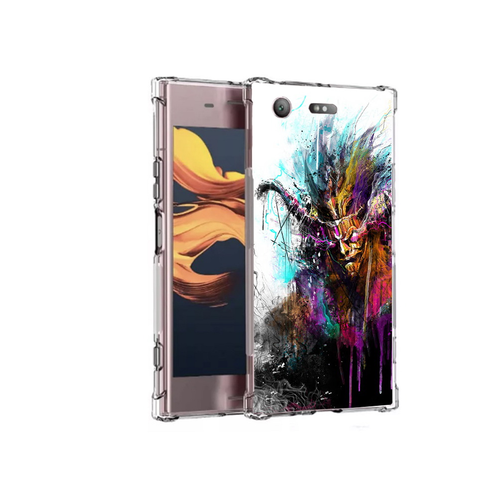 

Чехол MyPads Tocco для Sony Xperia XZ1 Compact яркий дьявол (PT91855.237.709), Прозрачный, Tocco