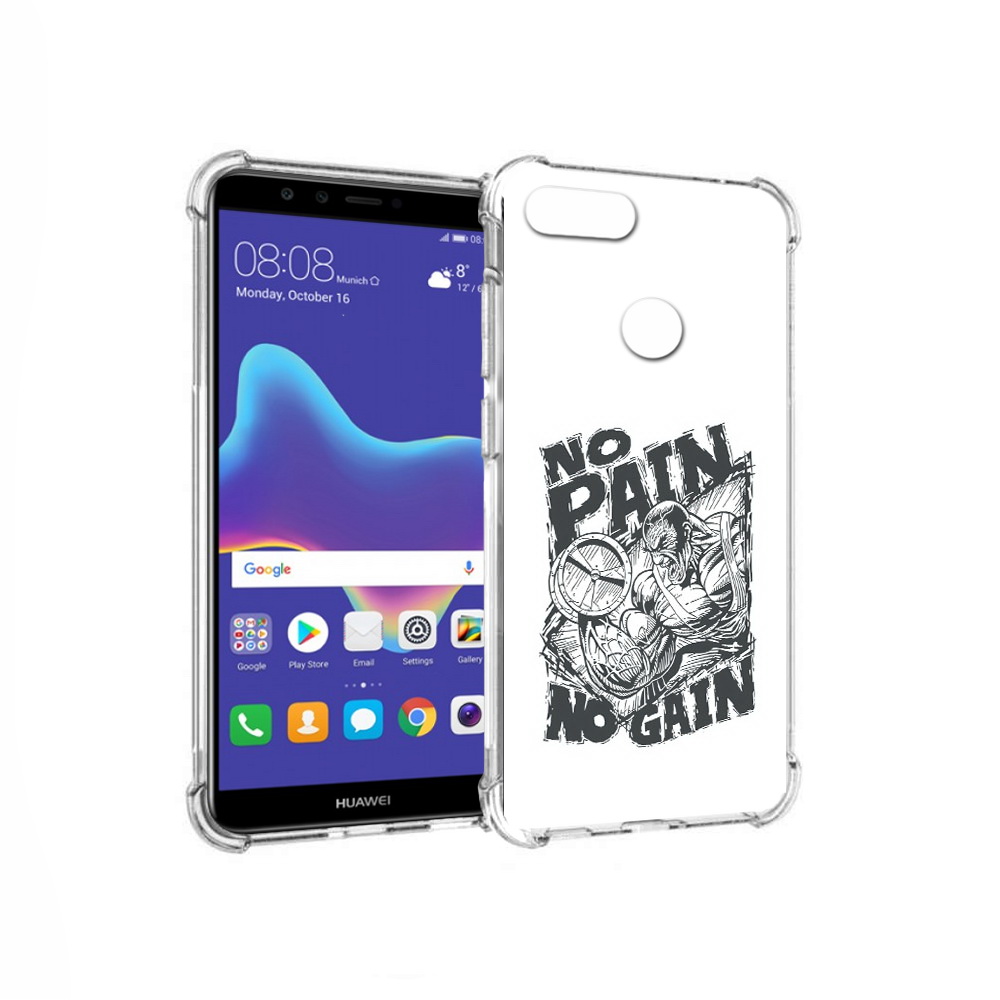 

Чехол MyPads Tocco для Huawei Enjoy 8 Plus бодибилдинг тяжелая работа (PT108787.33.238), Прозрачный, Tocco
