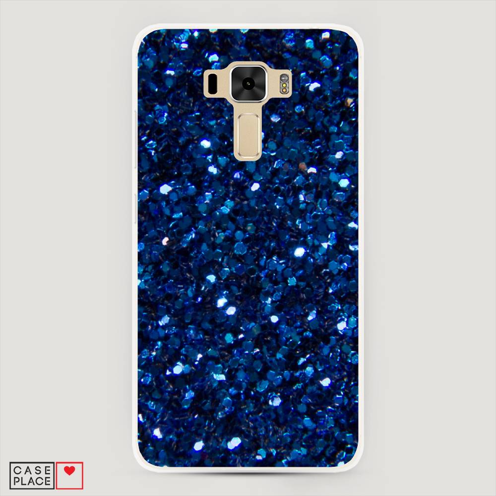 

Чехол Awog "Синие блестки рисунок" для Asus Zenfone 3 Laser ZC551KL