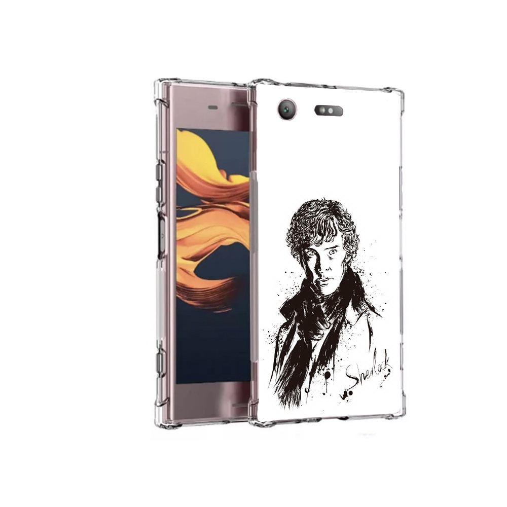 

Чехол MyPads Tocco для Sony Xperia XZ1 Compact шерлок холмс портрет (PT91855.237.698), Прозрачный, Tocco
