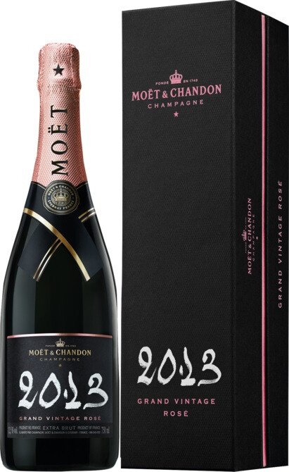 

Шампанское Moet & Chandon Grand Vintage Rose, в подарочной упаковке, 2013, 0.75 л
