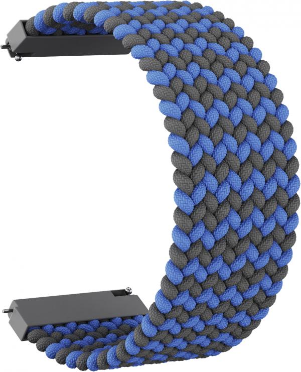 

Ремешок нейлоновый Braid 20 для Amazfit Bip / Bip Lite (145 мм) (Сине-серый)