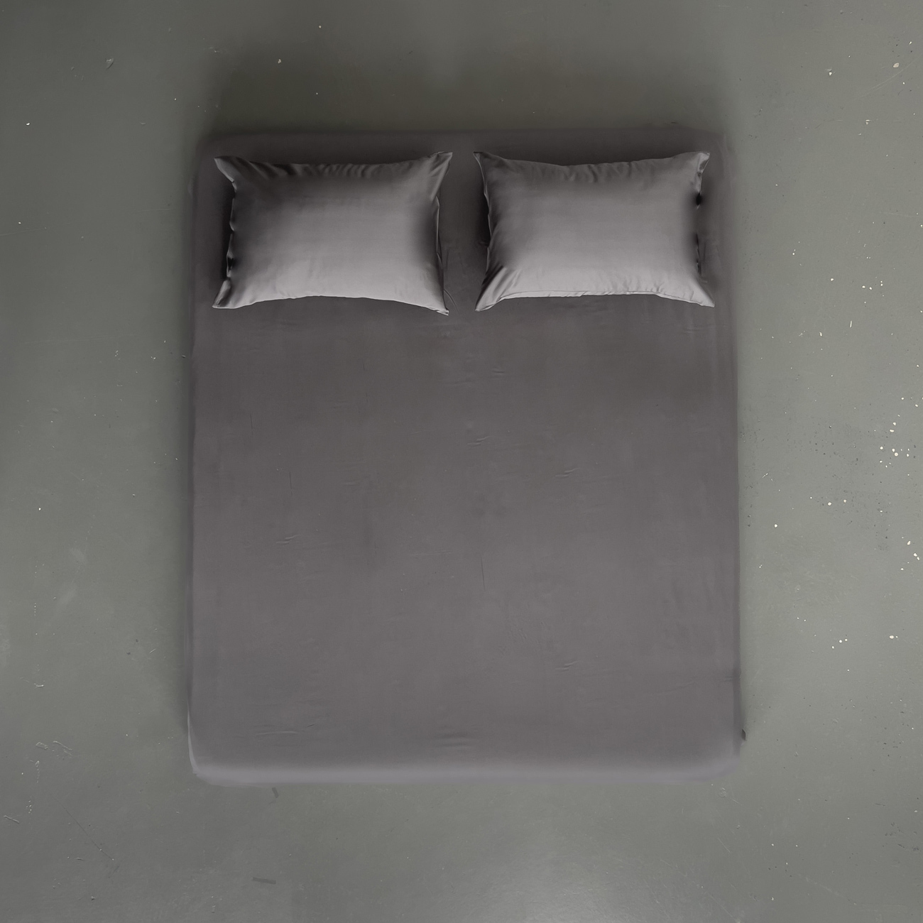 Простыня parapete на резинке из тенселя 90х200х30 см, цвет графитовый